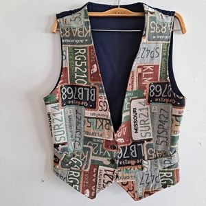 Vtg Vest and Fanny Pack 90s